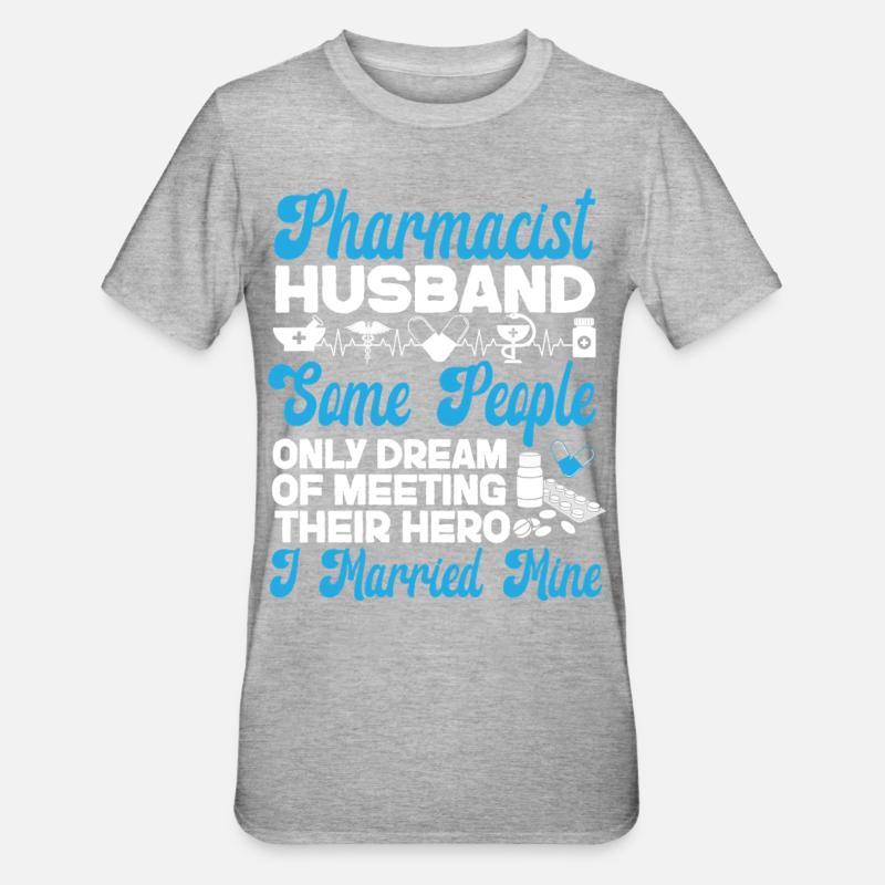 Pharmacy Tech Technician - Unisex Polycotton T-Shirt - heather grey