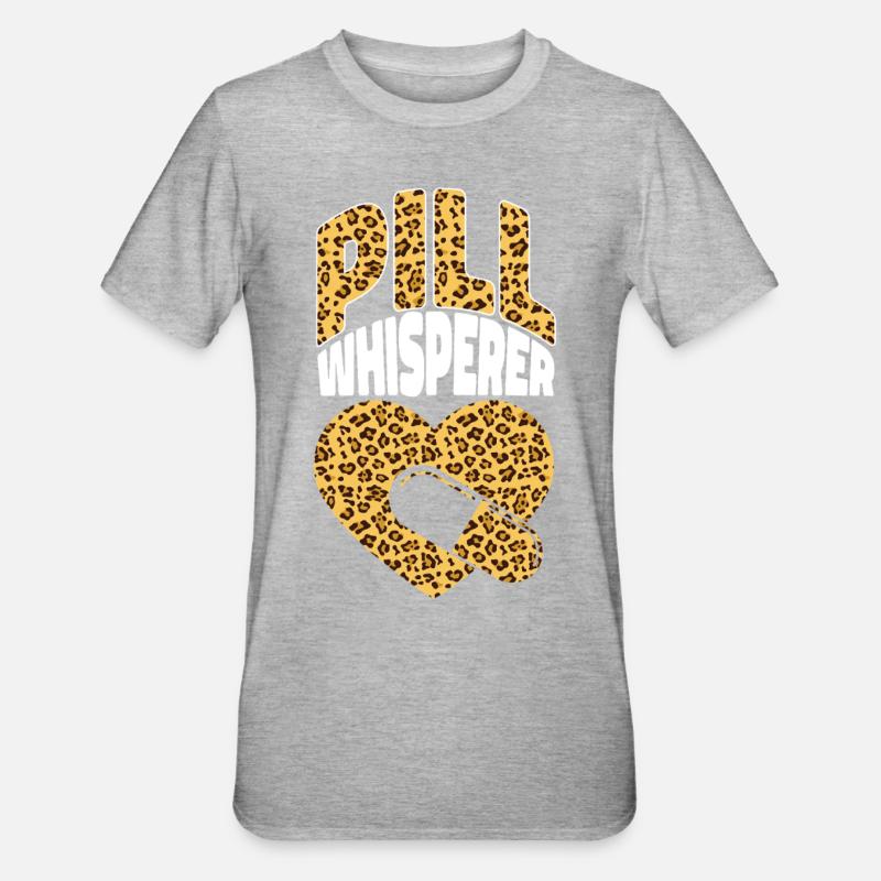 Pharmacy Tech Technician - Unisex Polycotton T-Shirt - Grau meliert