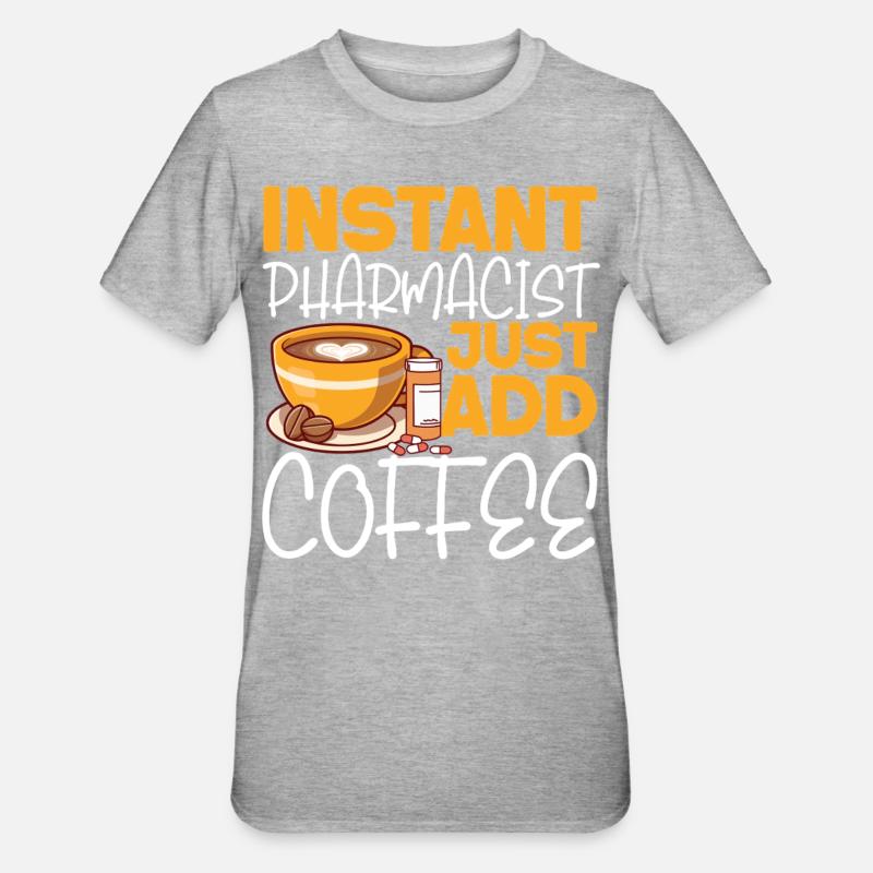 Technicien en pharmacie - T-shirt polycoton Unisexe - gris chiné