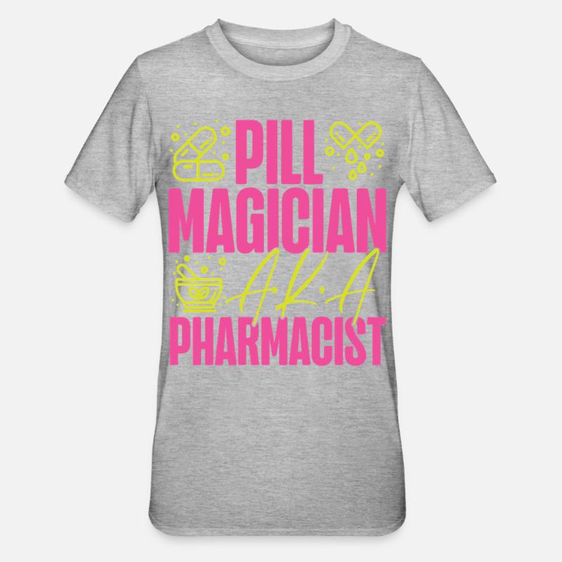 Pharmacy Tech Technician - Unisex Polycotton T-Shirt - heather grey