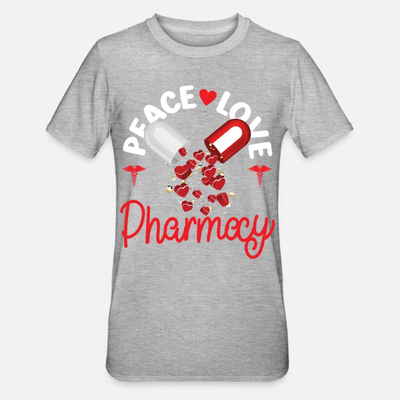 Pharmacy Tech Technician - Unisex Polycotton T-Shirt - heather grey
