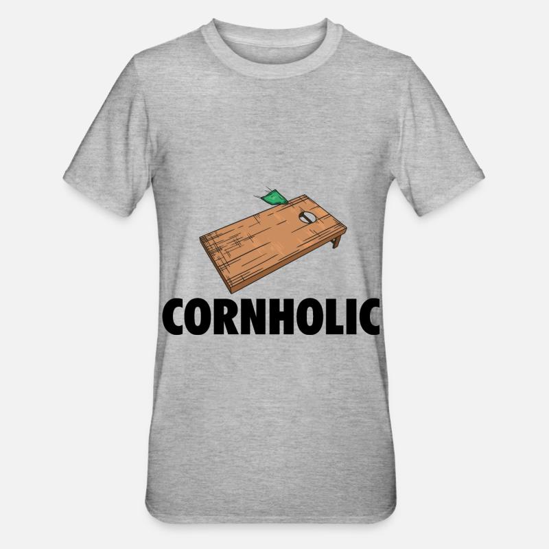 Cornhole - T-shirt polycoton Unisexe - gris chiné