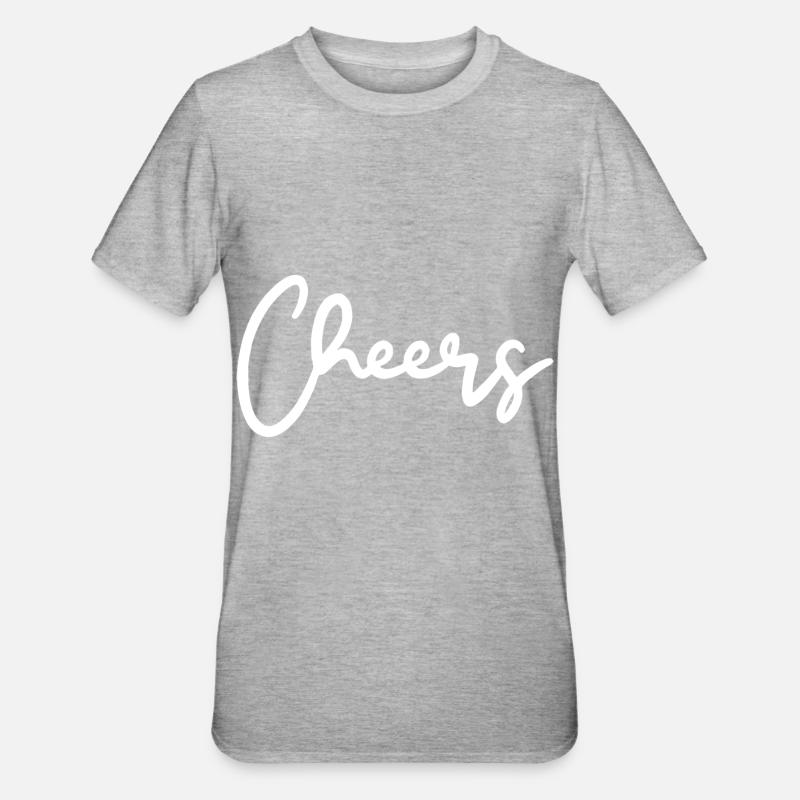 Vive le toast - T-shirt polycoton Unisexe - gris chiné