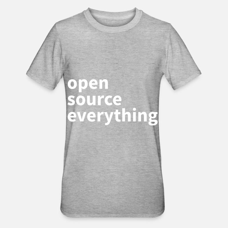 Open Source Everything - Unisex Polycotton T-Shirt - undefined