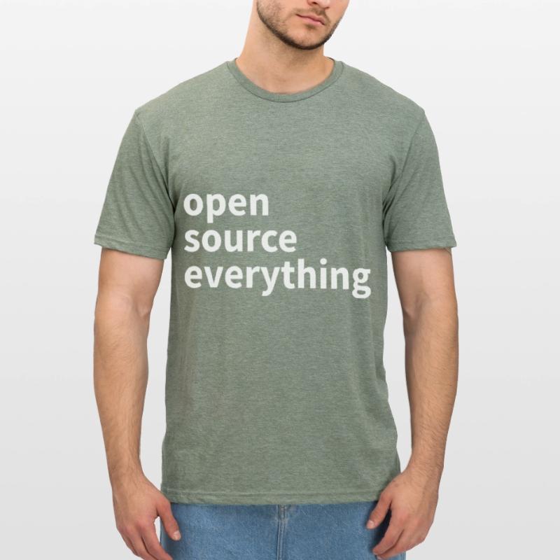Open Source Everything Unisex Polycotton T-Shirt