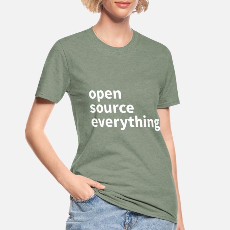 Open Source Everything Unisex Polycotton T-Shirt