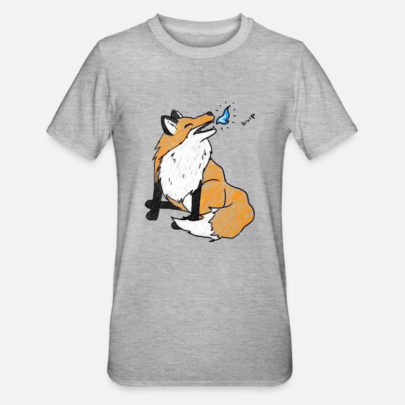 Rutto - Maglietta unisex, mix cotone e poliestere - grigio melange