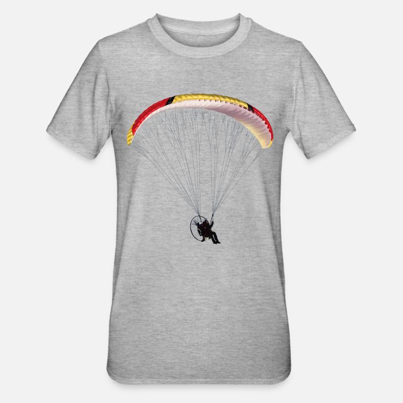 Paramotor - Unisex Polycotton T-Shirt - heather grey