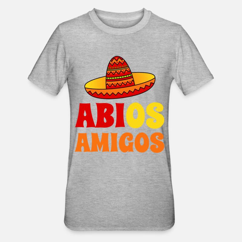 Abitur Abi - Abios Amigos - T-shirt polycoton Unisexe - gris chiné