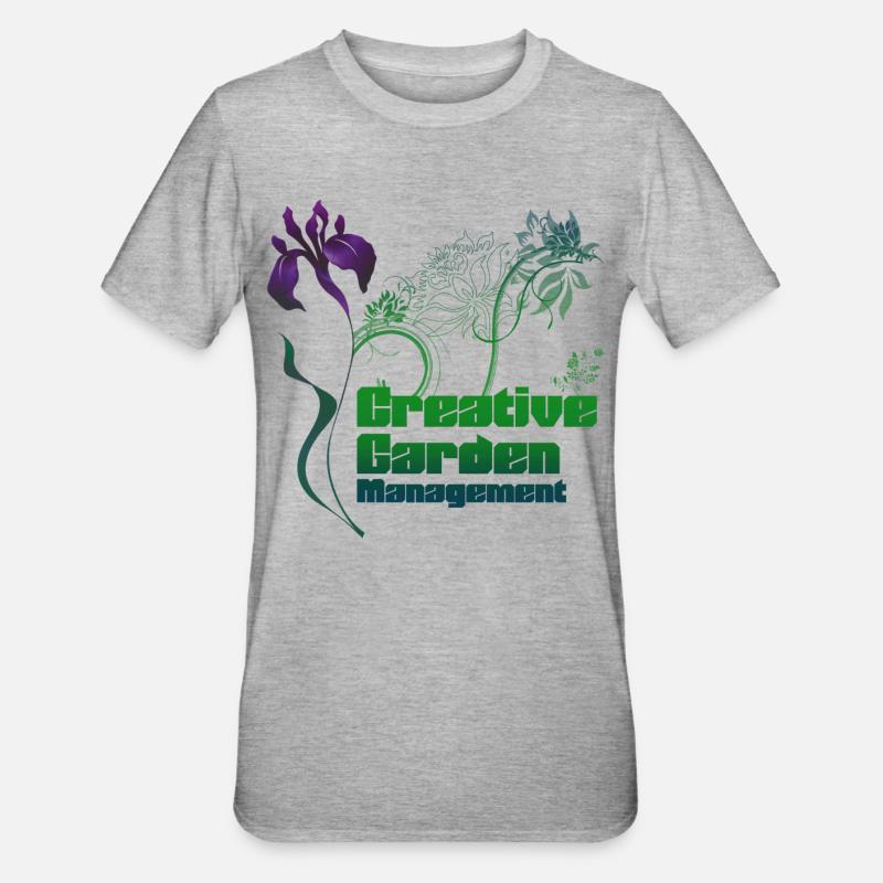 Gestion créative de jardin - T-shirt polycoton Unisexe - gris chiné