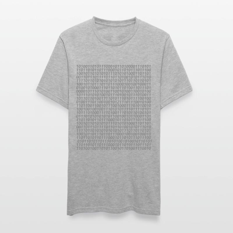 Logo de code binaire T-shirt polycoton Unisexe