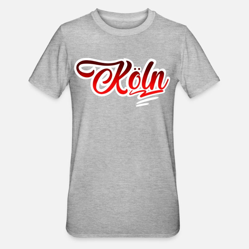 Cologne - T-shirt polycoton Unisexe - gris chiné