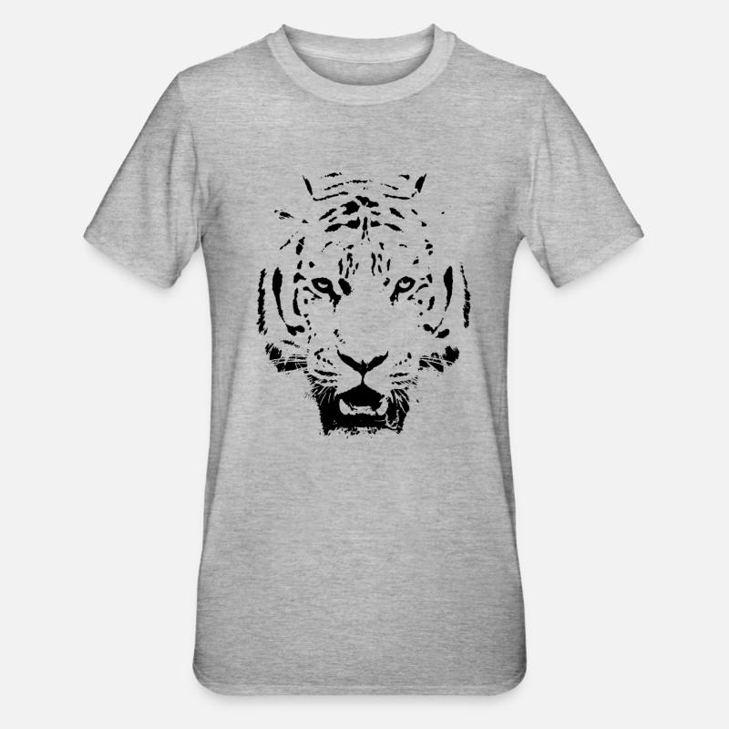 tieger - T-shirt polycoton Unisexe - gris chiné