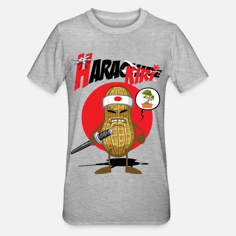 Arachide kiri - T-shirt polycoton Unisexe - gris chiné