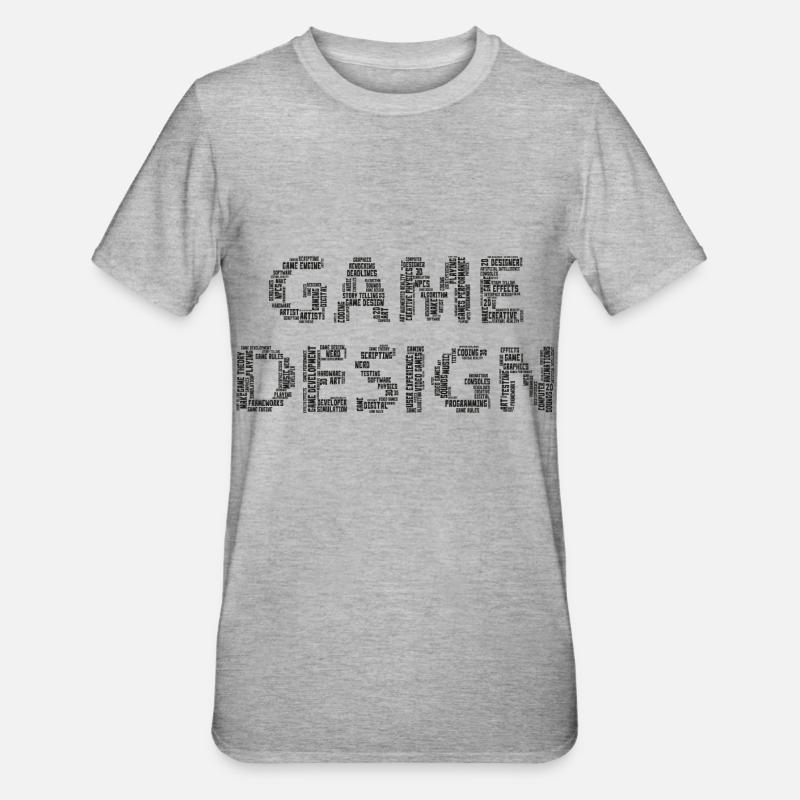 Conception du jeu - T-shirt polycoton Unisexe - gris chiné