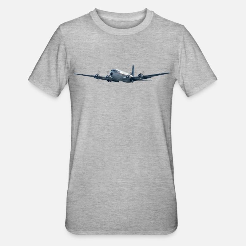 DC-4 - T-shirt polycoton Unisexe - gris chiné