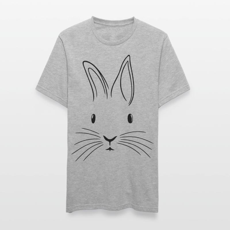 Minimalist Easter Easter Floppy Ear Unisex Polycotton T-Shirt