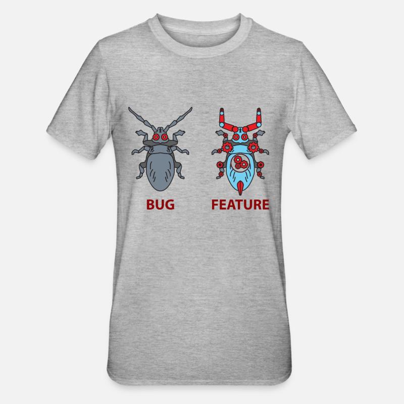 Programmer joke - Unisex Polycotton T-Shirt - heather grey