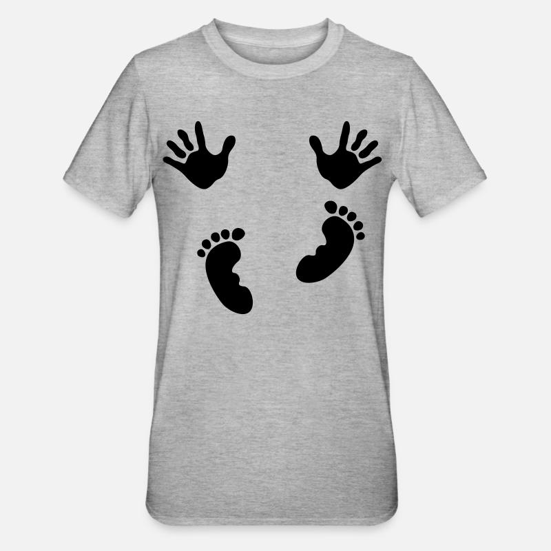 bébé - T-shirt polycoton Unisexe - gris chiné