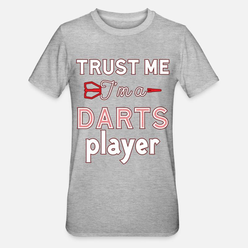 Fléchettes fléchettes - T-shirt polycoton Unisexe - gris chiné