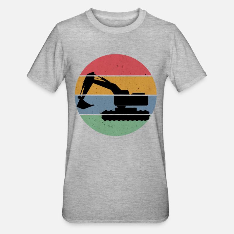 Bagger - Unisex Polycotton T-Shirt - Grau meliert