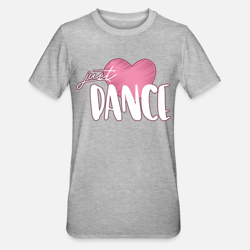 Dance - Unisex Polycotton T-Shirt - heather grey