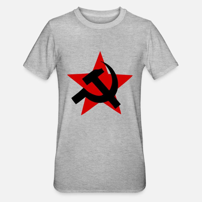 Russie - T-shirt polycoton Unisexe - gris chiné