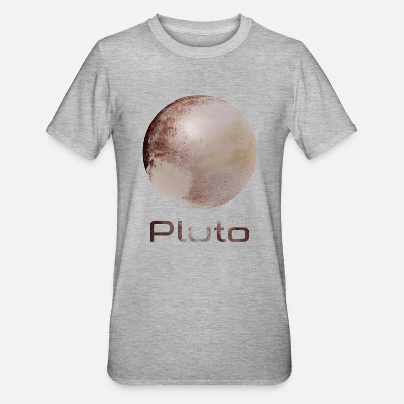 Pluto - T-shirt polycoton Unisexe - gris chiné