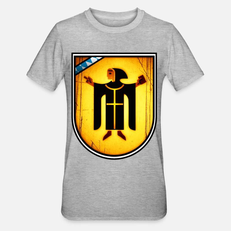 Munich - Design - T-shirt polycoton Unisexe - gris chiné