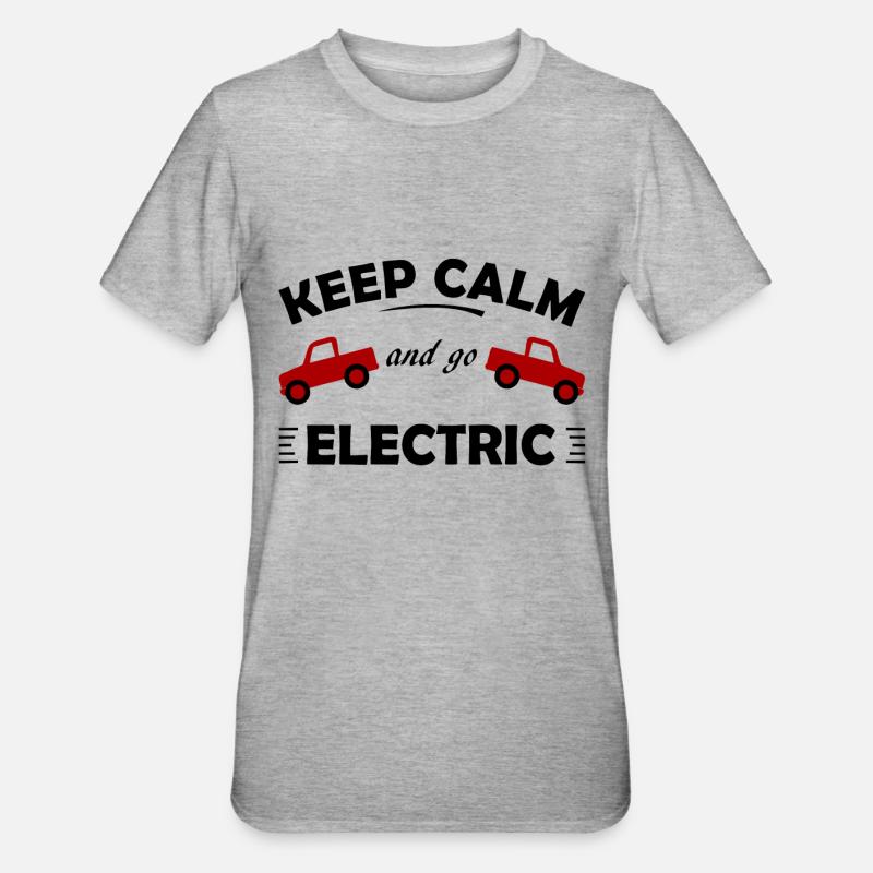 Électrique - T-shirt polycoton Unisexe - gris chiné