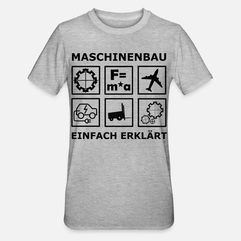 Mechanical Engineering Engineers - Unisex Polycotton T-Shirt - heather grey