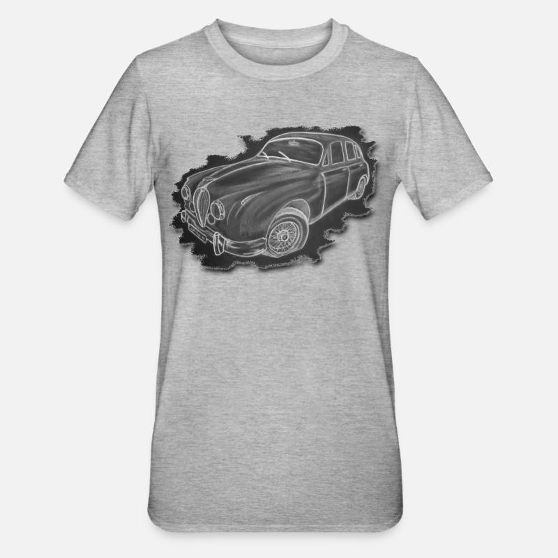 Oldtimer - Dessin - T-shirt polycoton Unisexe - gris chiné