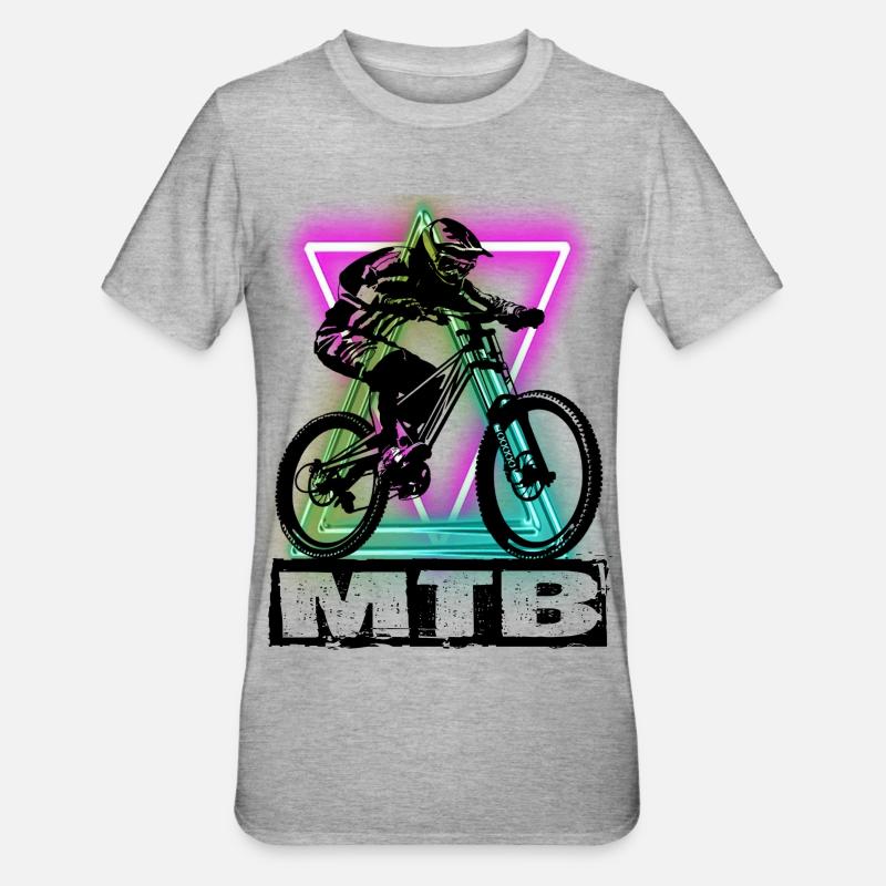 MTB - T-shirt polycoton Unisexe - gris chiné