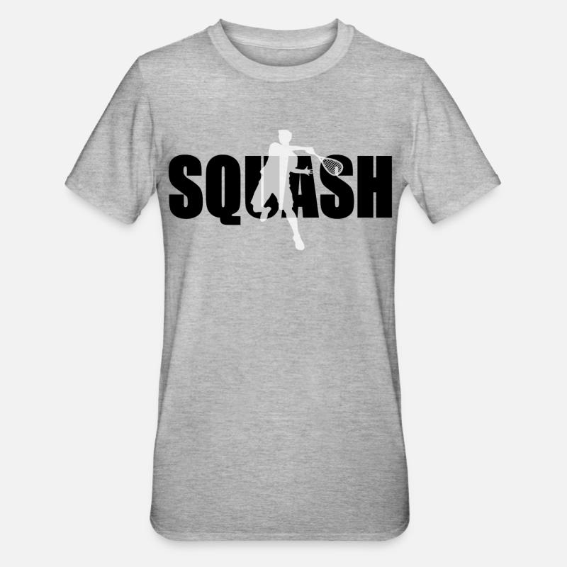squash - Unisex Polycotton T-Shirt - heather grey