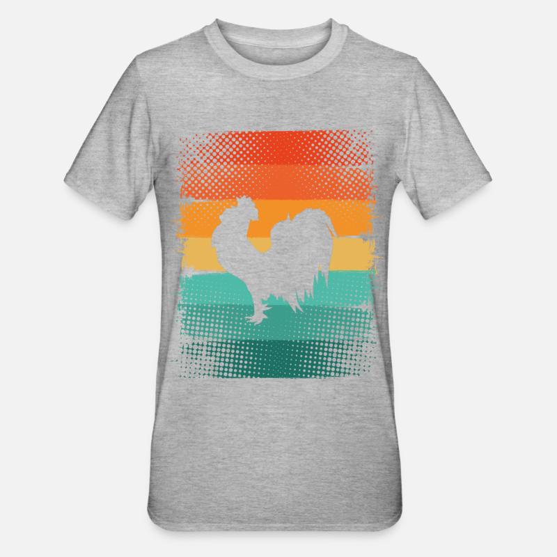 Hahn - T-shirt polycoton Unisexe - gris chiné