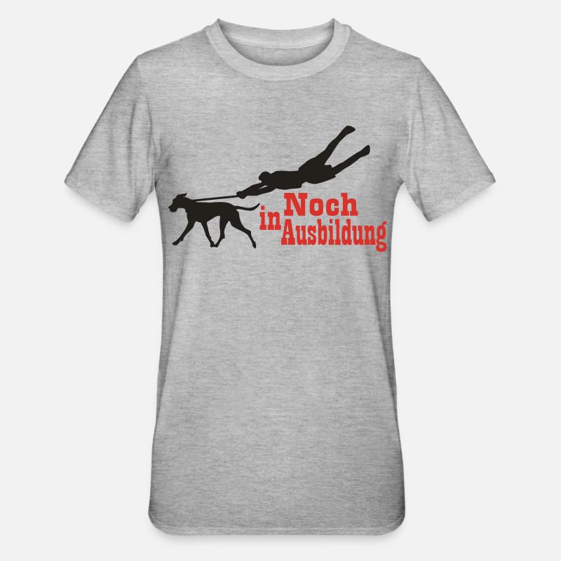 Still in training - variant to 2 colors - Unisex Polycotton T-Shirt - heather grey