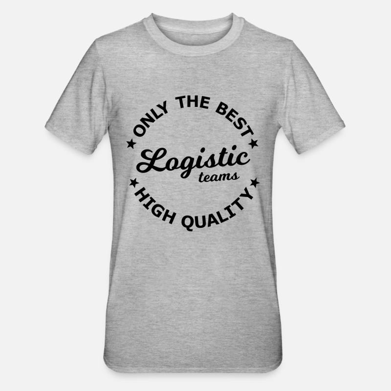 Équipe logistique - T-shirt polycoton Unisexe - gris chiné