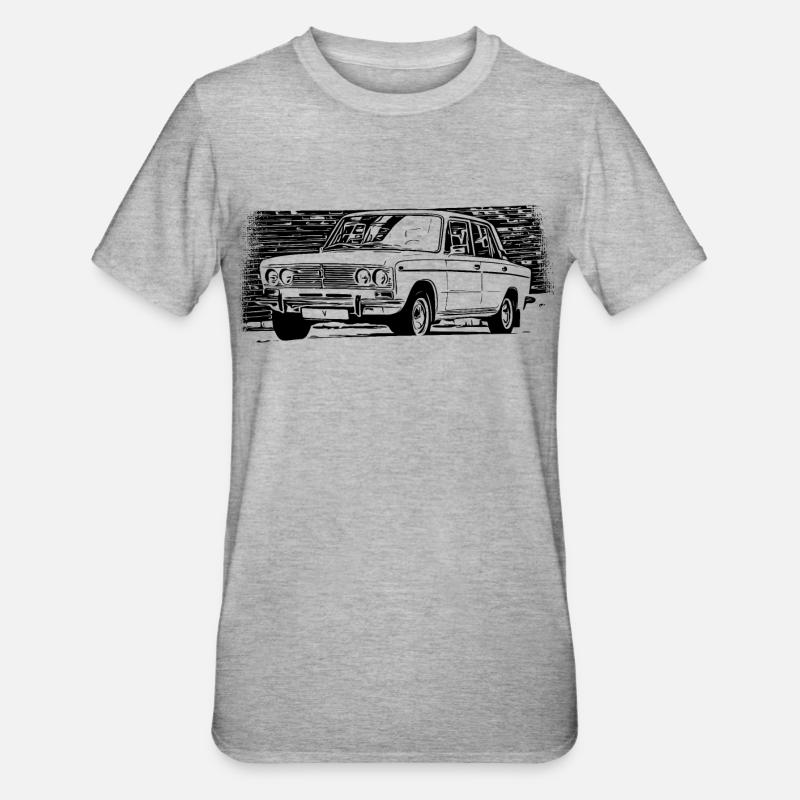 WAS 2103 Lada 1500 Schiguli - T-shirt polycoton Unisexe - gris chiné