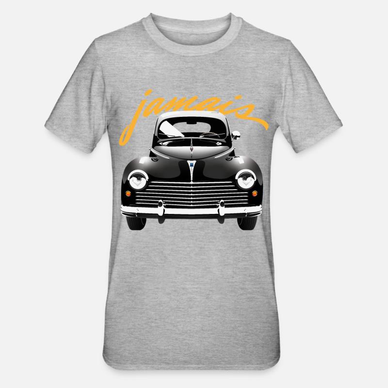 Jamais 203 - T-shirt polycoton Unisexe - gris chiné