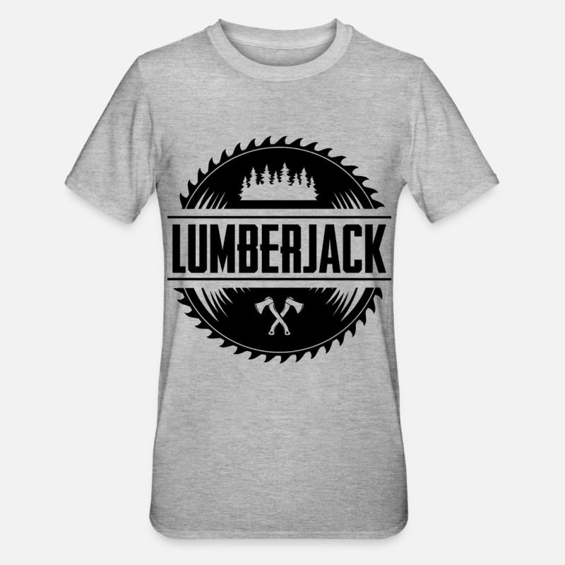 Bûcheron - T-shirt polycoton Unisexe - gris chiné