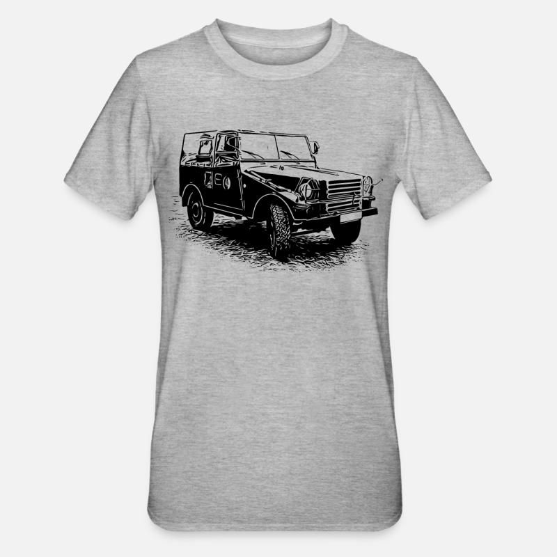 IFA P3 | DDR | NVA - Unisex Polycotton T-Shirt - Grau meliert