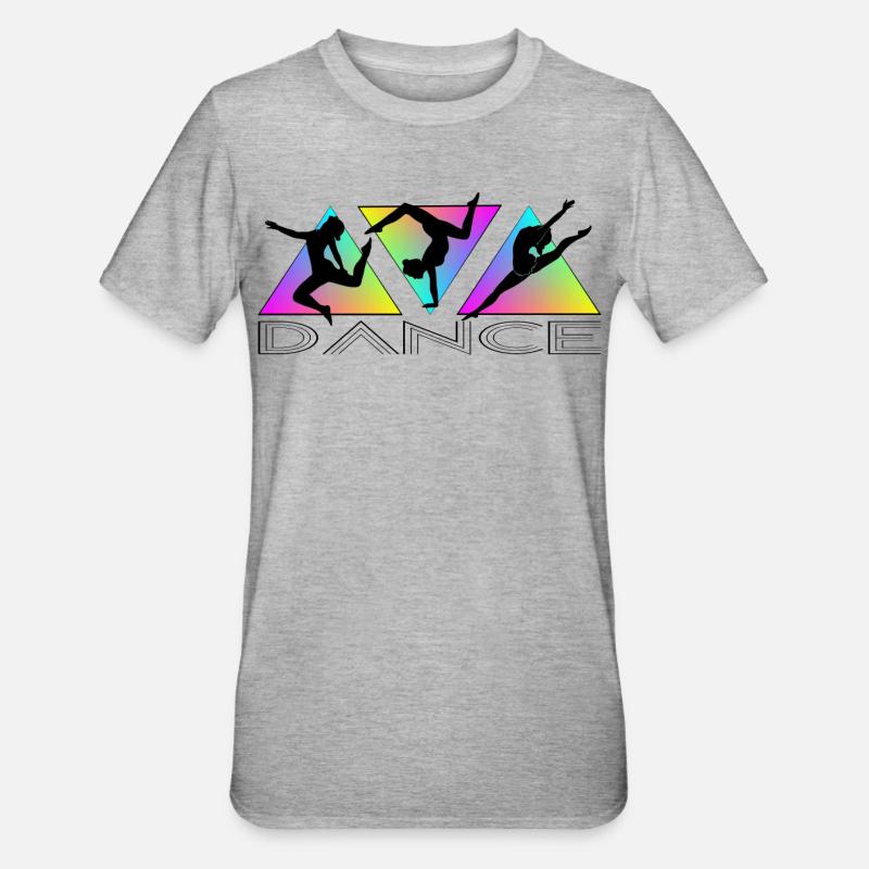Danser - T-shirt polycoton Unisexe - gris chiné