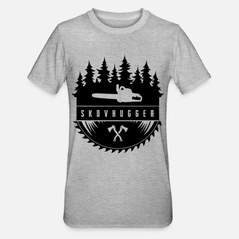 Bûcheron - T-shirt polycoton Unisexe - gris chiné