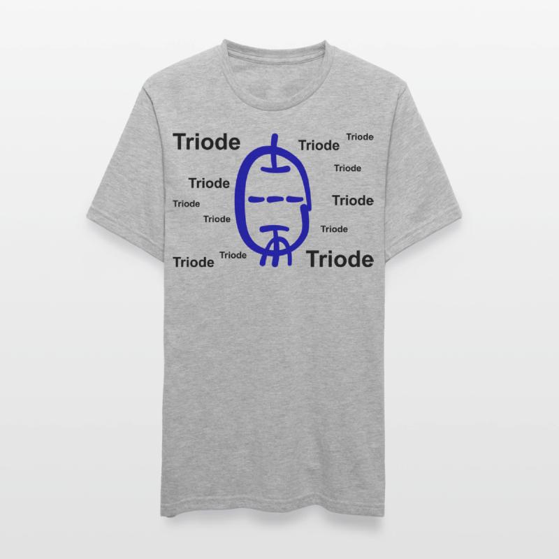 Calligraphic Style Triode with Text Unisex Polycotton T-Shirt