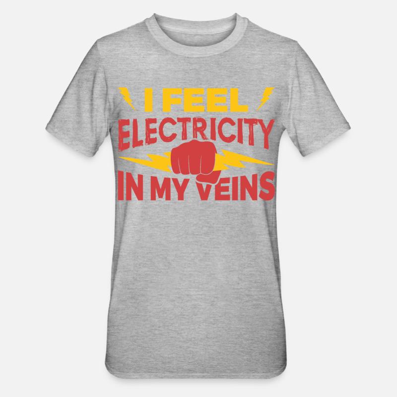 Electrical engineering - Unisex Polycotton T-Shirt - heather grey