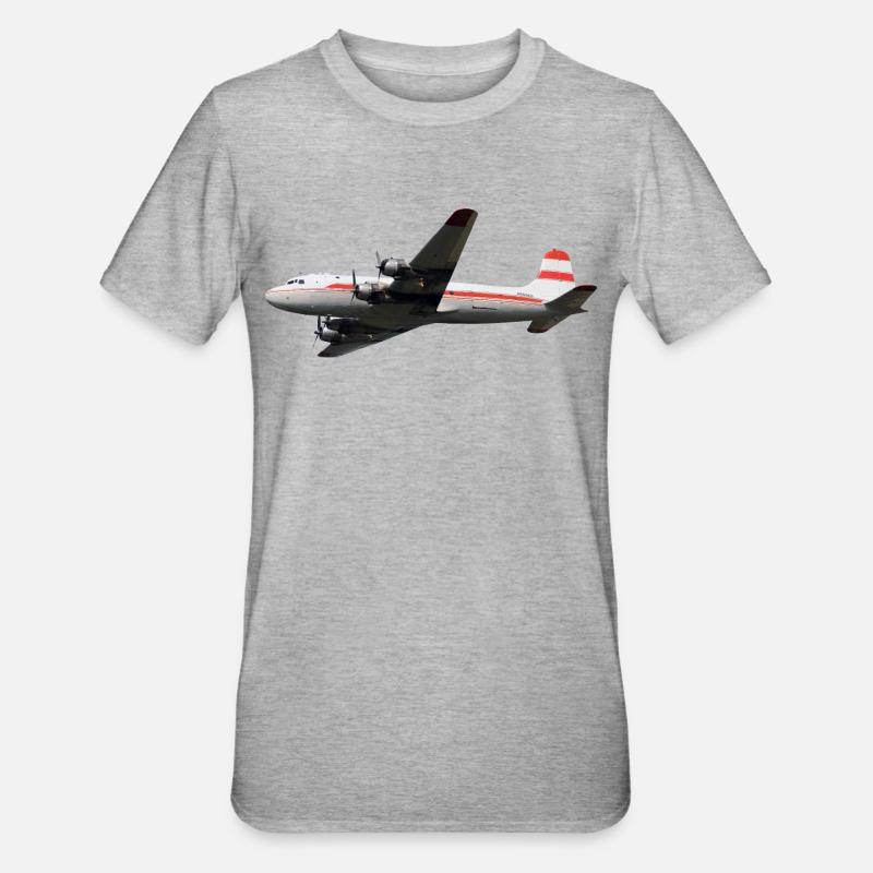 DC-4 - T-shirt polycoton Unisexe - gris chiné