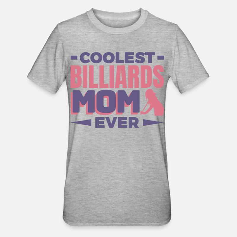 Mère de billard - T-shirt polycoton Unisexe - gris chiné