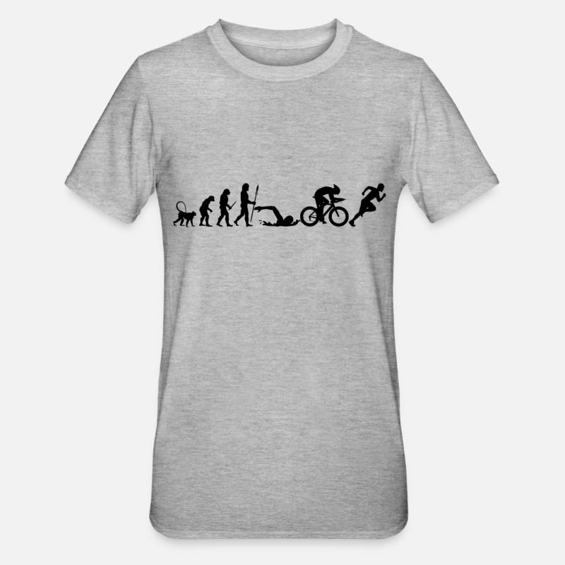Triathlon Development - Unisex Polycotton T-Shirt - heather grey