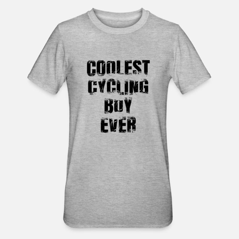 Cool cyclist - Unisex Polycotton T-Shirt - heather grey
