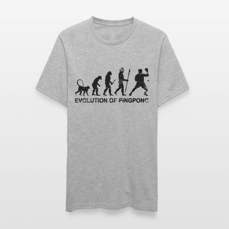 Évolution du pingpong T-shirt polycoton Unisexe
